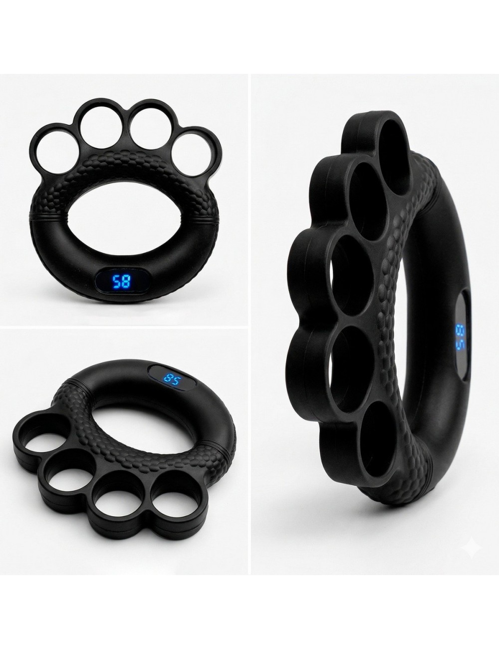 Fortalecedor De Agarre Digital Con Contador Ejercitador Mano