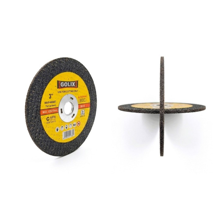 Disco De Corte Metal 3 Pulgadas Golix Acero Inoxidable 75mm