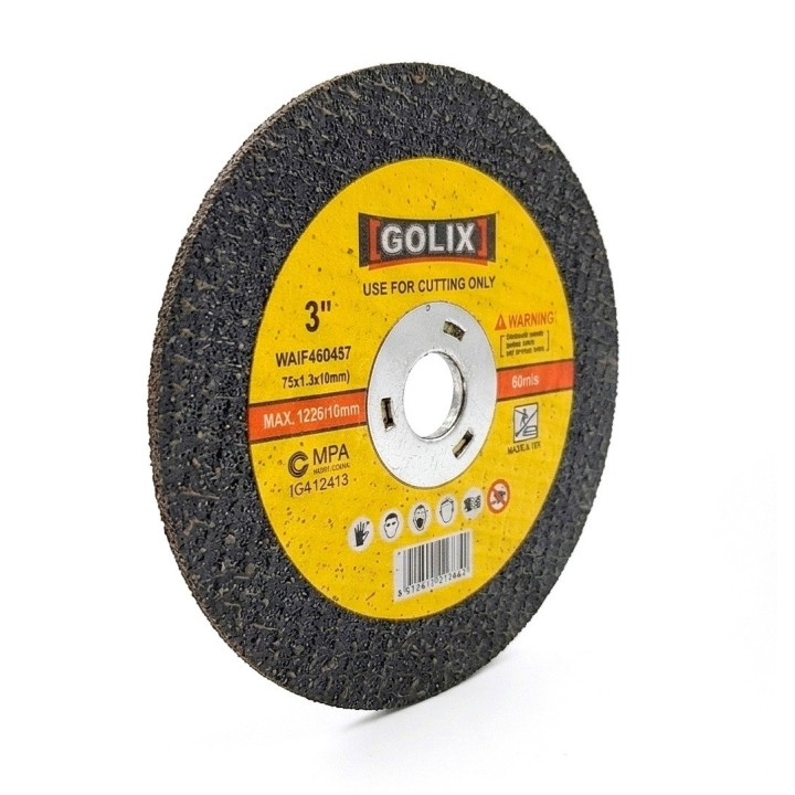 Disco De Corte Metal 3 Pulgadas Golix Acero Inoxidable 75mm