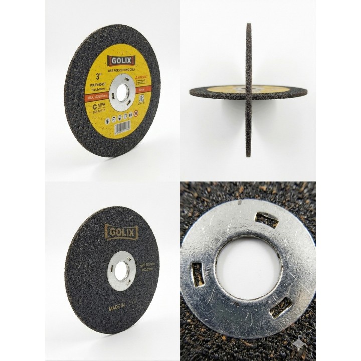 Disco De Corte Metal 3 Pulgadas Golix Acero Inoxidable 75mm
