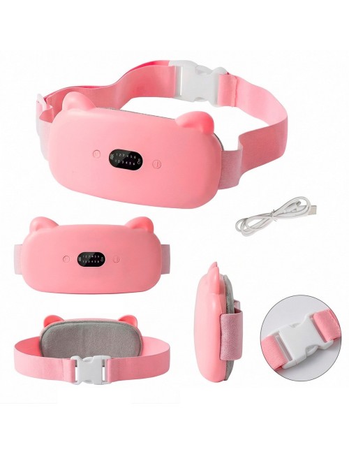 Cinturón Térmico Masajeador Menstrual Alivio Dolor Abdominal