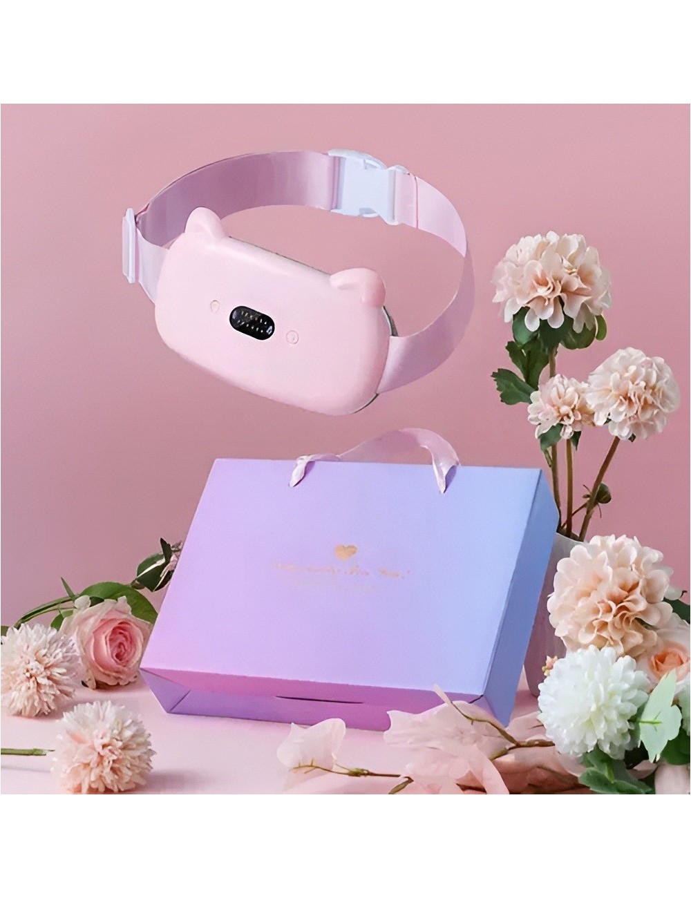 Cinturón Térmico Masajeador Menstrual Alivio Dolor Abdominal