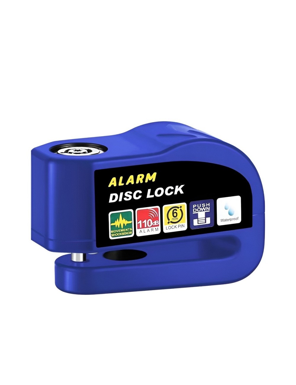 Candado-alarma Freno Disco Seguridad Motocicleta Bici Uknow