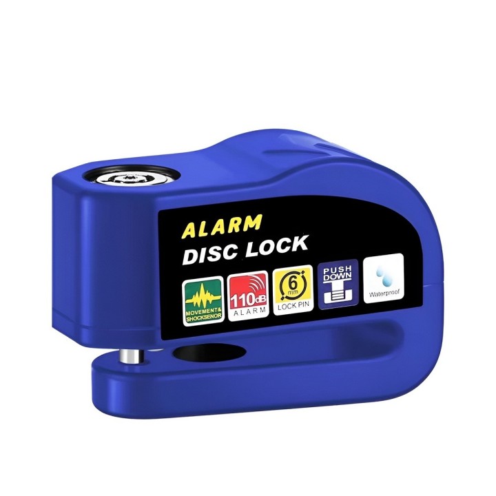 Candado-alarma Freno Disco Seguridad Motocicleta Bici Uknow