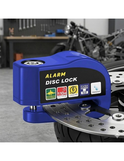 Candado-alarma Freno Disco Seguridad Motocicleta Bici Uknow