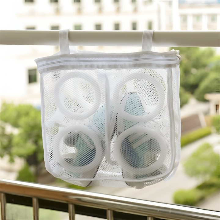 Bolsa De Lavado Para Tenis Malla Protectora Lavadora Mediana