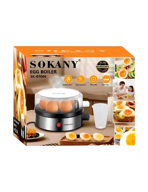 Cocinador De Huevos Eléctrico Acero Inoxidable 7 Huevos 360w