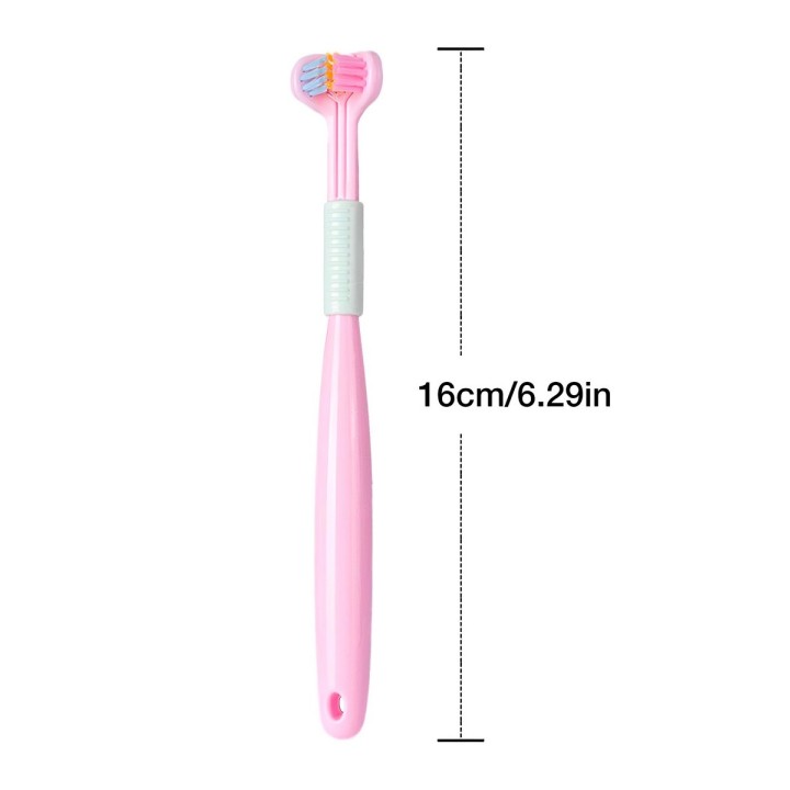Cepillo Dental Infantil 3 Lados Limpieza 360 Oral Completa