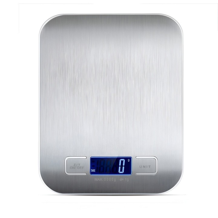 Báscula Digital De Cocina Acero Inoxidable 10kg Precisión