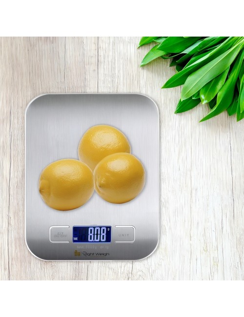 Báscula Digital De Cocina Acero Inoxidable 10kg Precisión