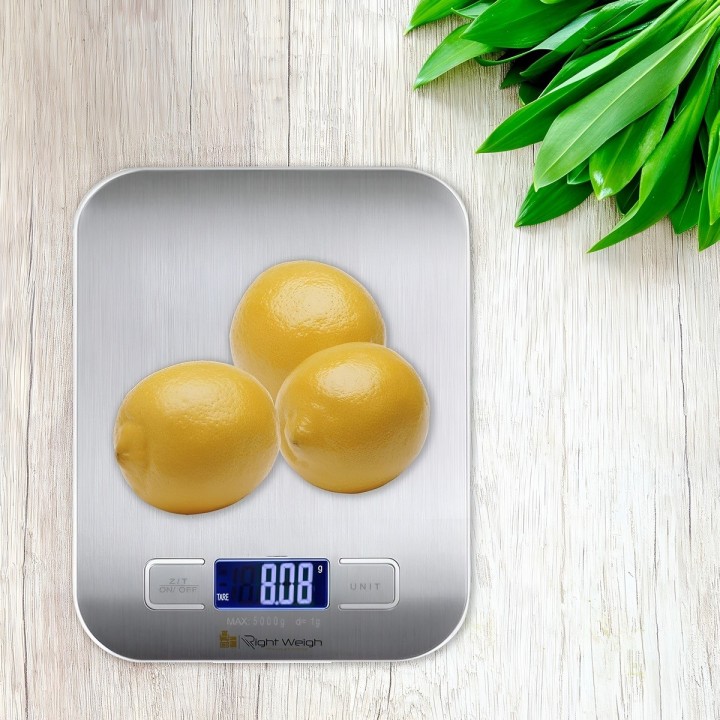 Báscula Digital De Cocina Acero Inoxidable 10kg Precisión