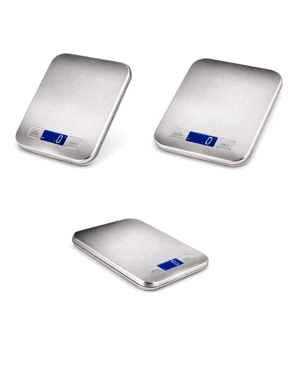 Báscula Digital De Cocina Acero Inoxidable 10kg Precisión