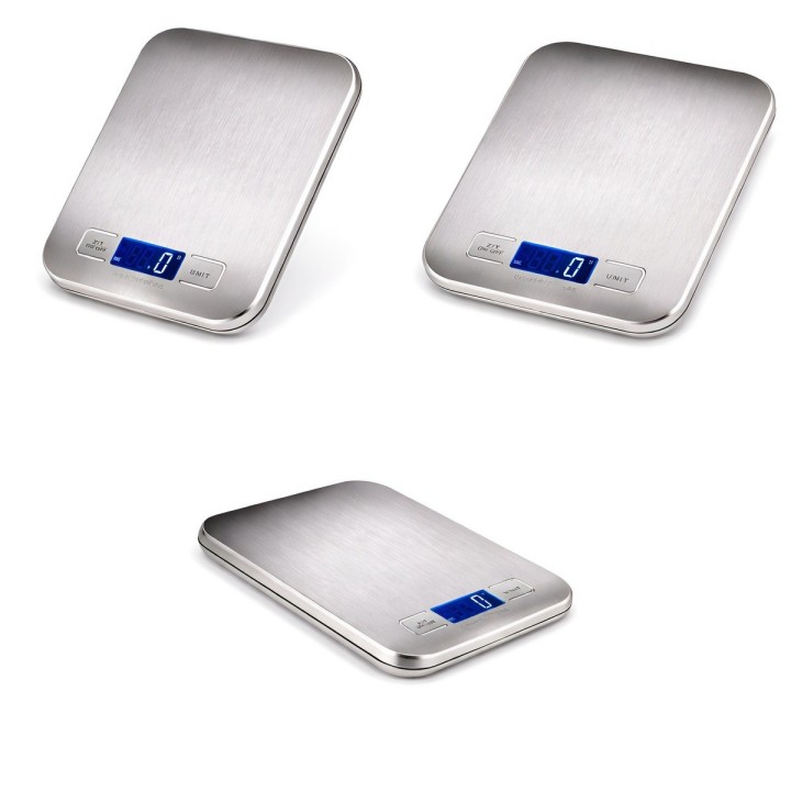 Báscula Digital De Cocina Acero Inoxidable 10kg Precisión