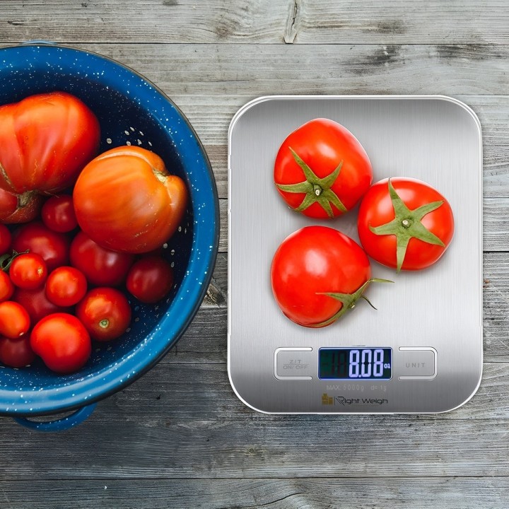 Báscula Digital De Cocina Acero Inoxidable 10kg Precisión