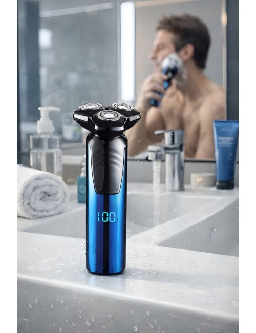 Afeitadora Eléctrica Recargable Pantalla Led Impermeable Ip