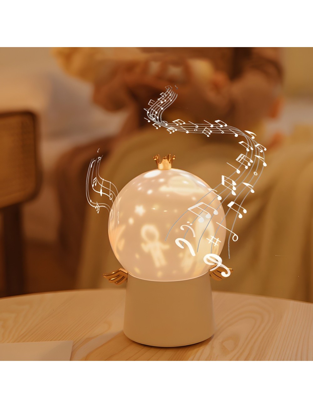 Lámpara Proyector Galaxia Niños Luz Nocturna Recargable Usb