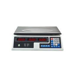 Báscula Digital Comercial 40kg Precisión 2g Pantalla Led