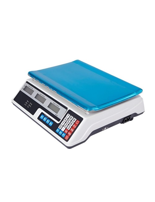 Báscula Digital Comercial 40kg Precisión 2g Pantalla Led