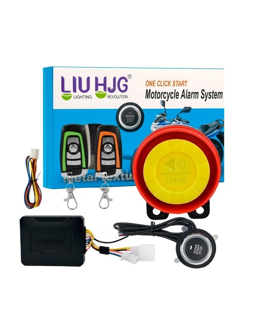 Alarma Moto Bluetooth 125db Encendido Remoto Kit Completo