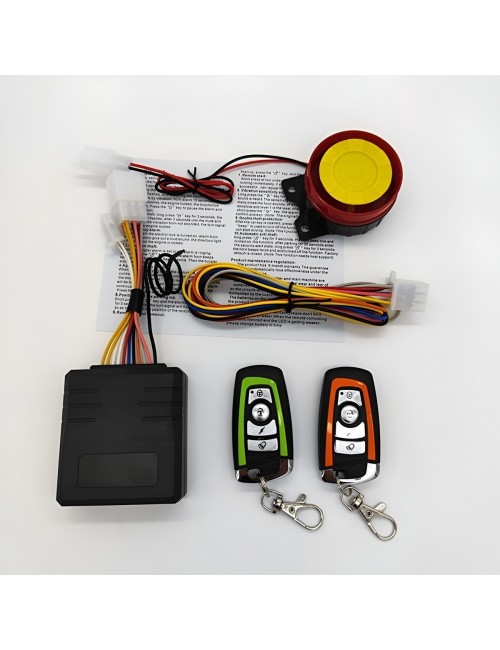 Alarma Moto Bluetooth 125db Encendido Remoto Kit Completo