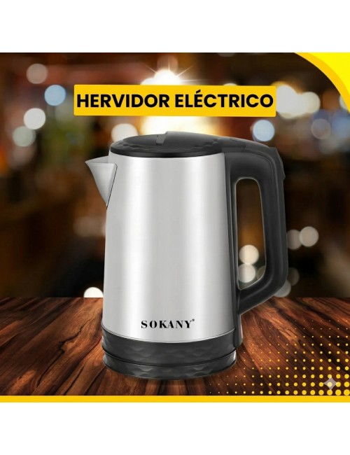 Hervidor Eléctrico Acero Inoxidable 2.3 Litros 1500w Rápido