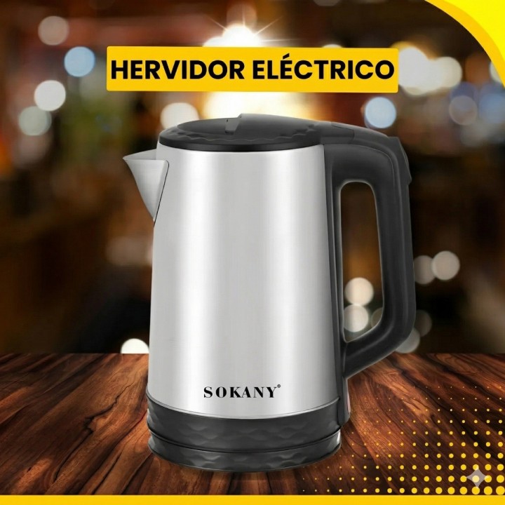 Hervidor Eléctrico Acero Inoxidable 2.3 Litros 1500w Rápido