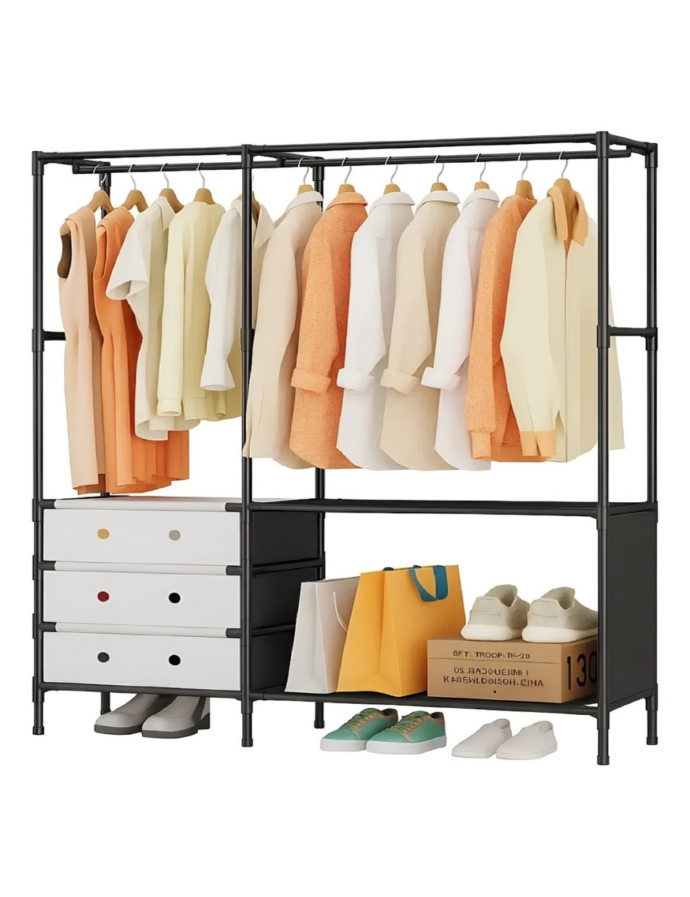 Closet Armario Organizador Ropa Con Gavetas 188cm De Altura
