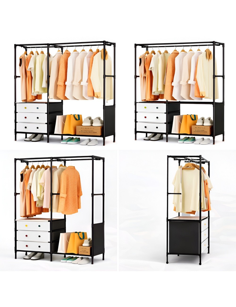 Closet Armario Organizador Ropa Con Gavetas 188cm De Altura