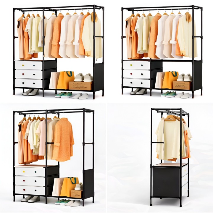 Closet Armario Organizador Ropa Con Gavetas 188cm De Altura
