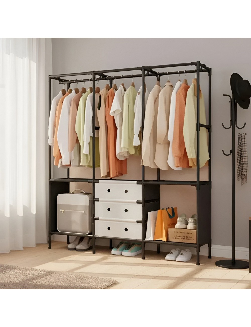 Closet Armario Organizador Multifuncional Ropa Con Gavetas