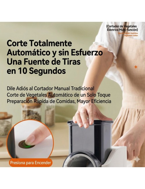 Picatodo Cortador Vegetales Inalámbrico Rallador Eléctrico