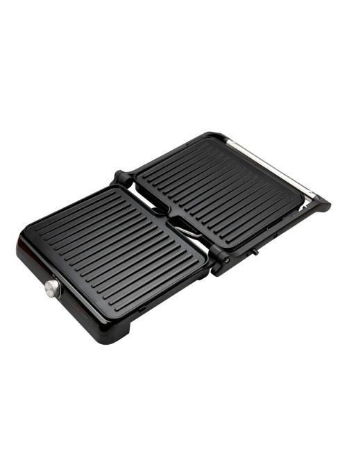 Parrilla Grill Eléctrica 2000w Multiuso Apertura 180 Grados