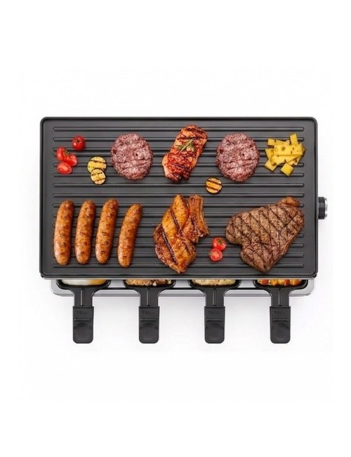 Parrilla Eléctrica Raclette 2 Niveles 8 Personas 1600w Grill