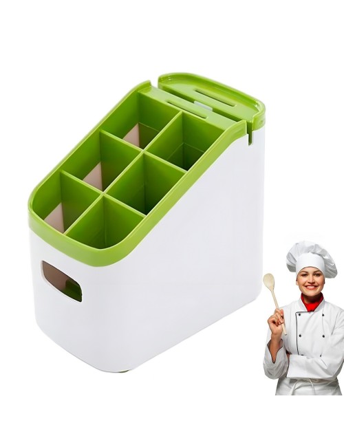 Organizador De Cubiertos Genérica Escurridor Compartimiento