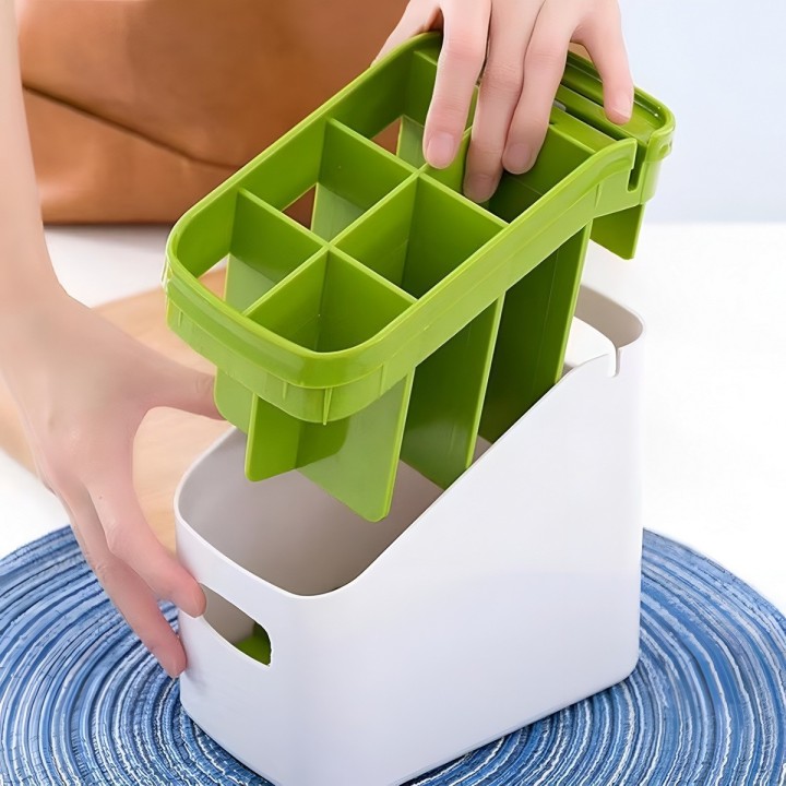 Organizador De Cubiertos Genérica Escurridor Compartimiento