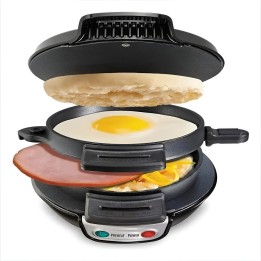 Máquina Para Hacer Sándwich De Desayuno Y Hamburguesas 600w