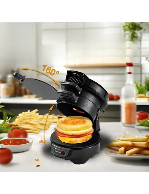 Máquina Para Hacer Sándwich De Desayuno Y Hamburguesas 600w