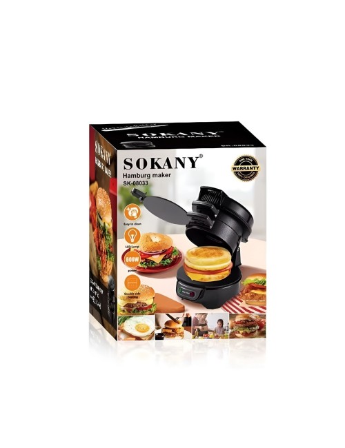 Máquina Para Hacer Sándwich De Desayuno Y Hamburguesas 600w