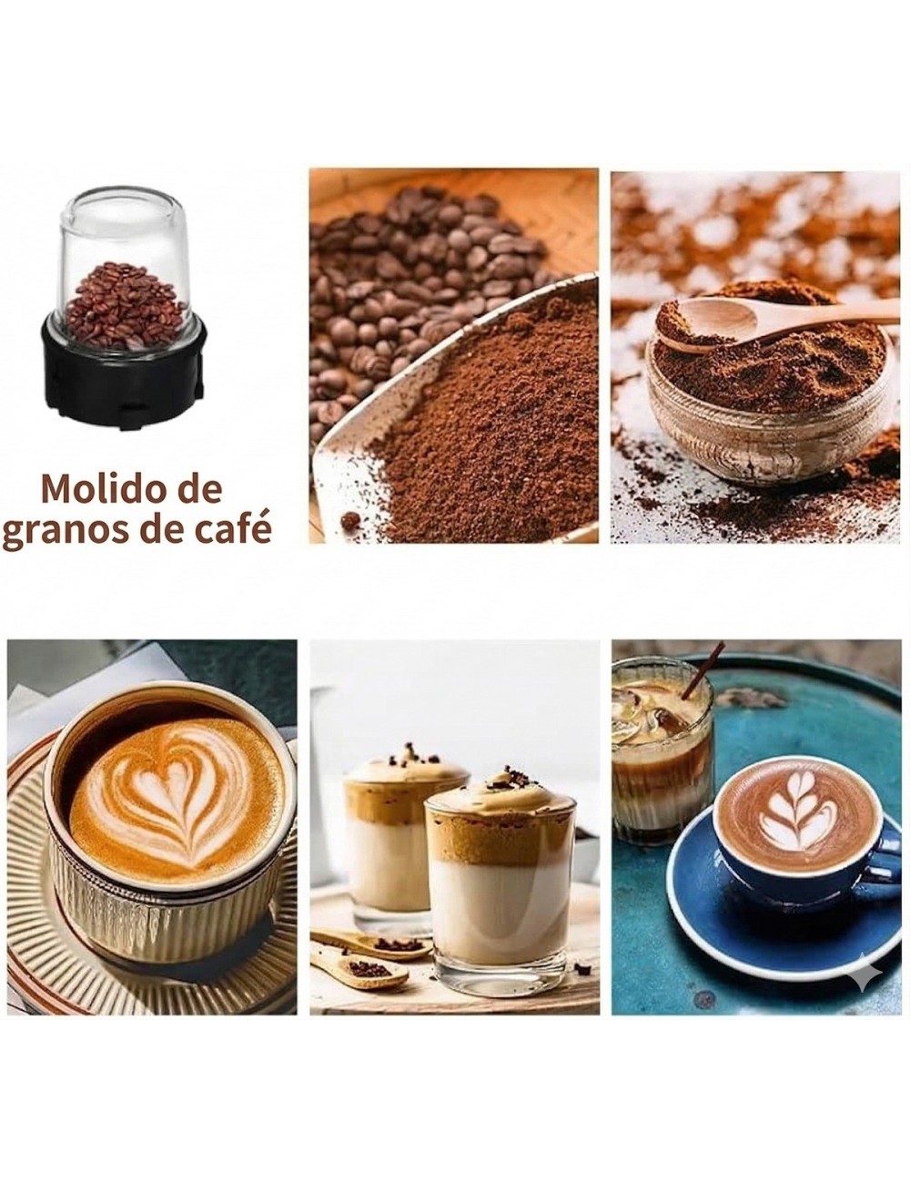 Licuadora De Vidrio 1.5l Motor 800w Tritura Hielo + Molino