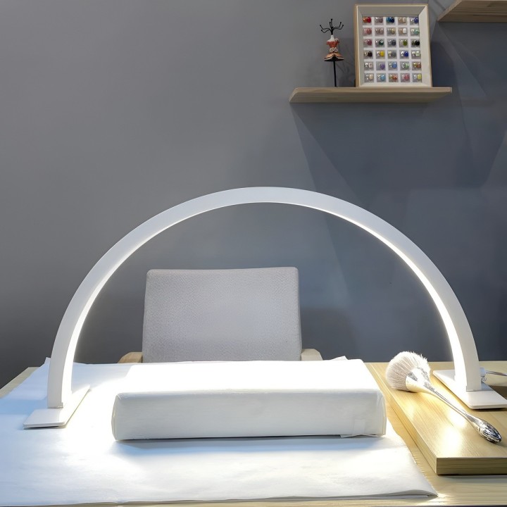 Lámpara Media Luna Led Para Manicura Pestañas Y Tatuajes