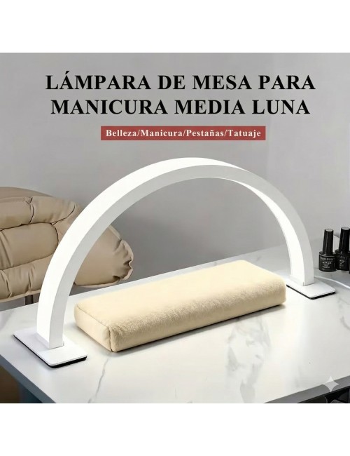 Lámpara Media Luna Led Para Manicura Pestañas Y Tatuajes