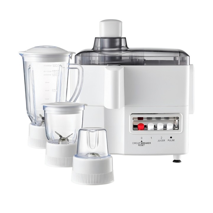 Extractor Jugos Licuadora 4 En 1 Picatodo Y Molino 800w