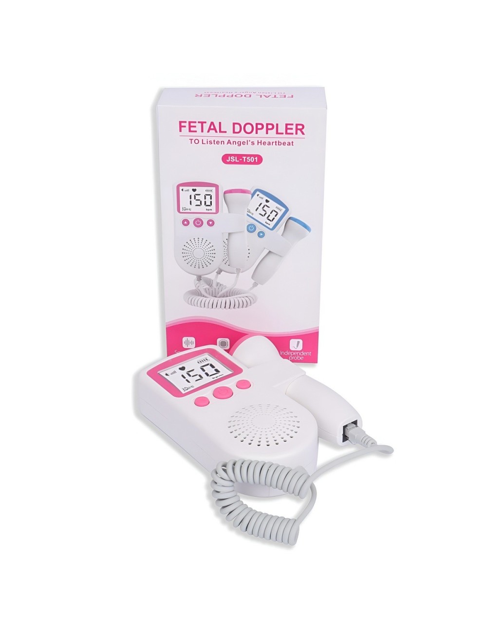 Doppler Fetal Monitor Latidos Bebe Portátil Digital
