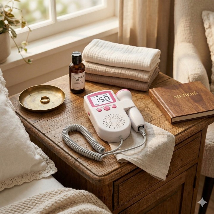 Doppler Fetal Monitor Latidos Bebe Portátil Digital