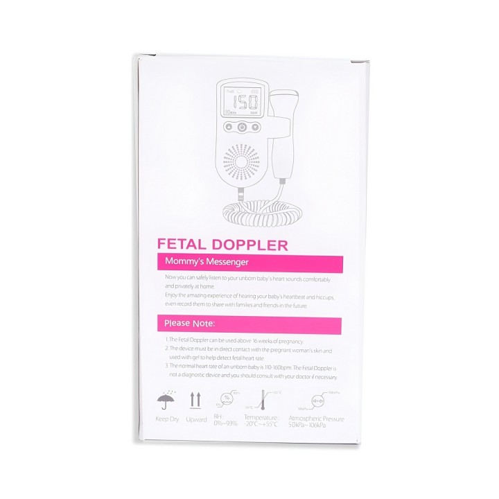 Doppler Fetal Monitor Latidos Bebe Portátil Digital