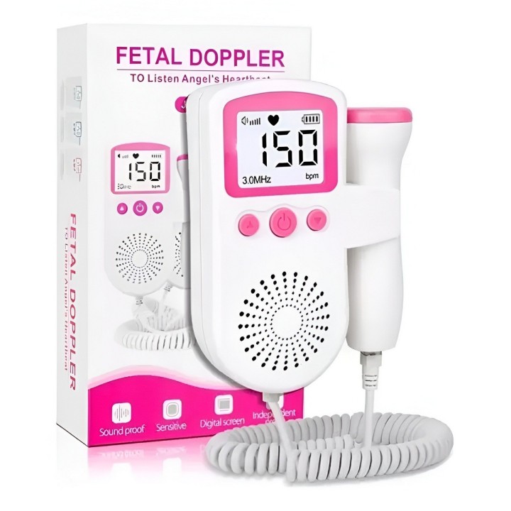 Doppler Fetal Monitor Latidos Bebe Portátil Digital