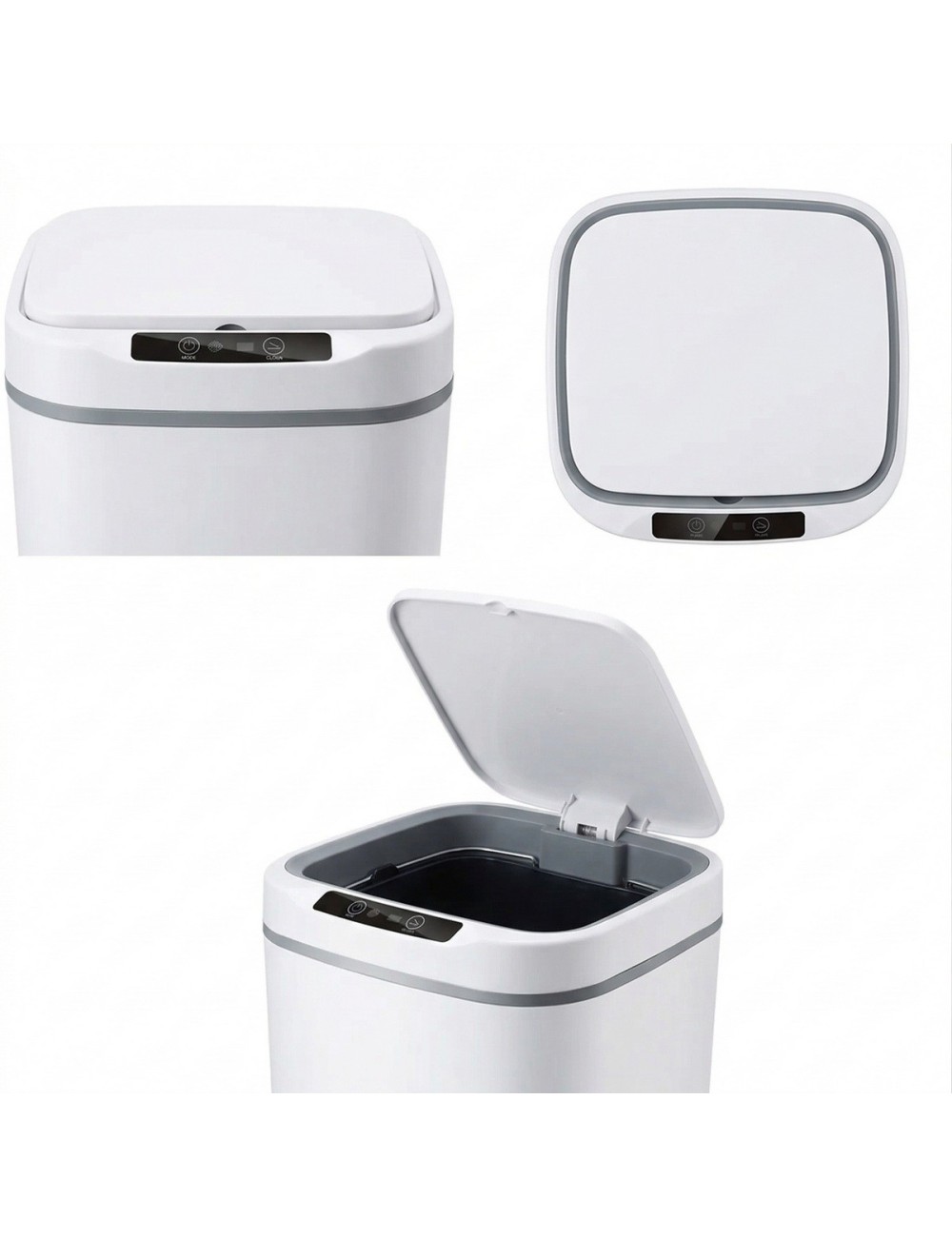 Caneca Basurero Inteligente Sensor De Movimiento Recargable
