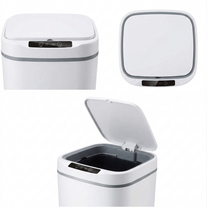 Caneca Basurero Inteligente Sensor De Movimiento Recargable