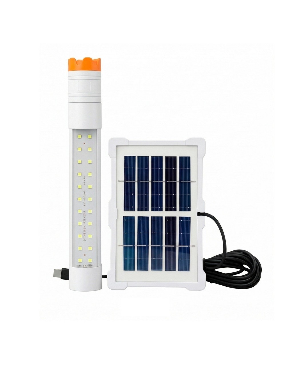 Lámpara Led De Emergencia Solar Recargable Con Imán Linterna