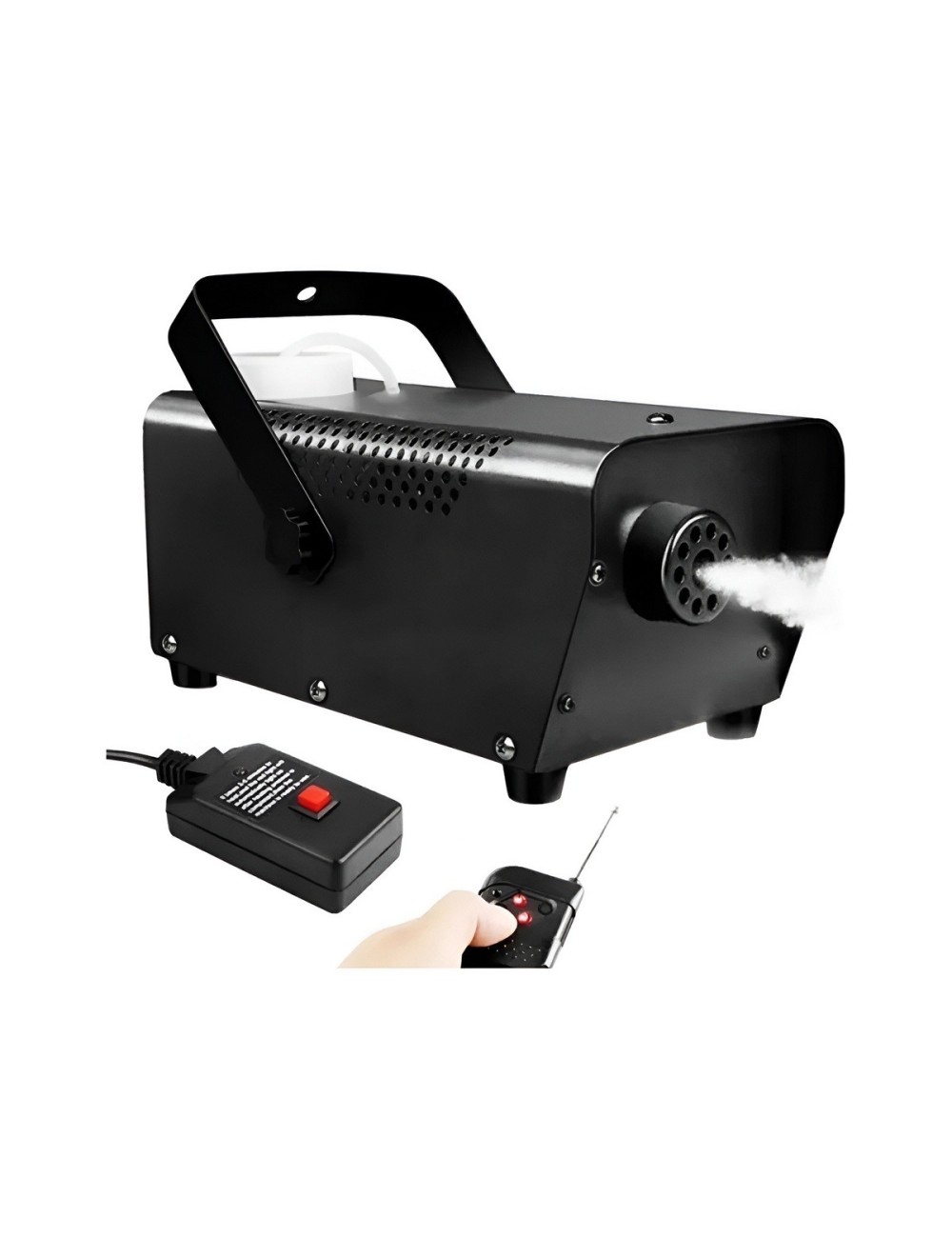 Máquina De Humo 600w Con 3 Luces Led Control Inalámbrico